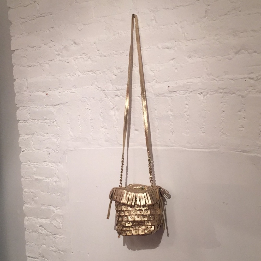 ***Kate Spade Gold Novelty Pineapple Bag***